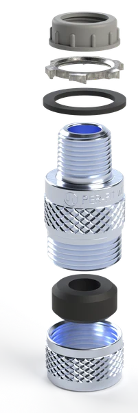 PER FIT WT connector taken apart